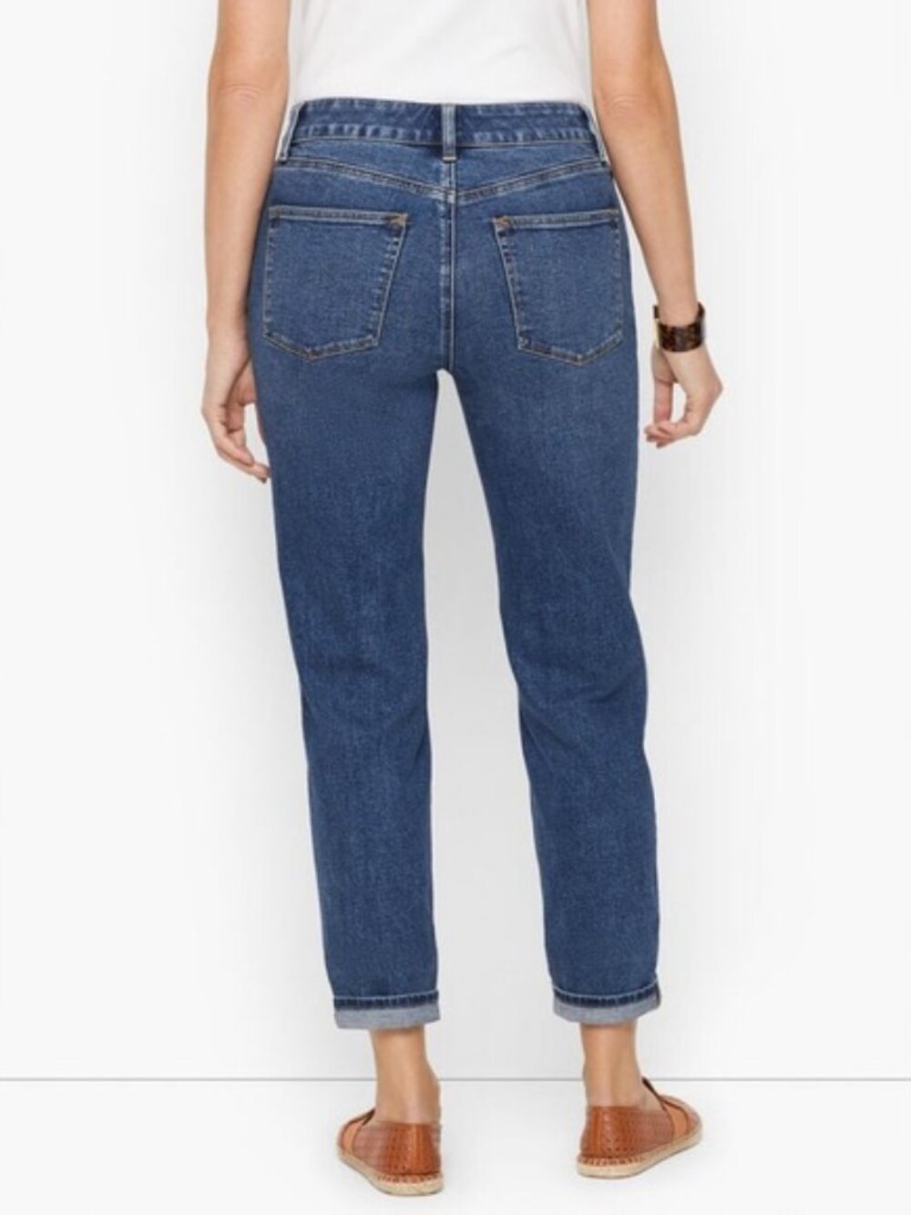 Talbots Everyday Relaxed Jean EUC - Women's Size 2P - Picture 3 of 14